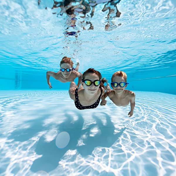 Kids Swimming in Ecopool