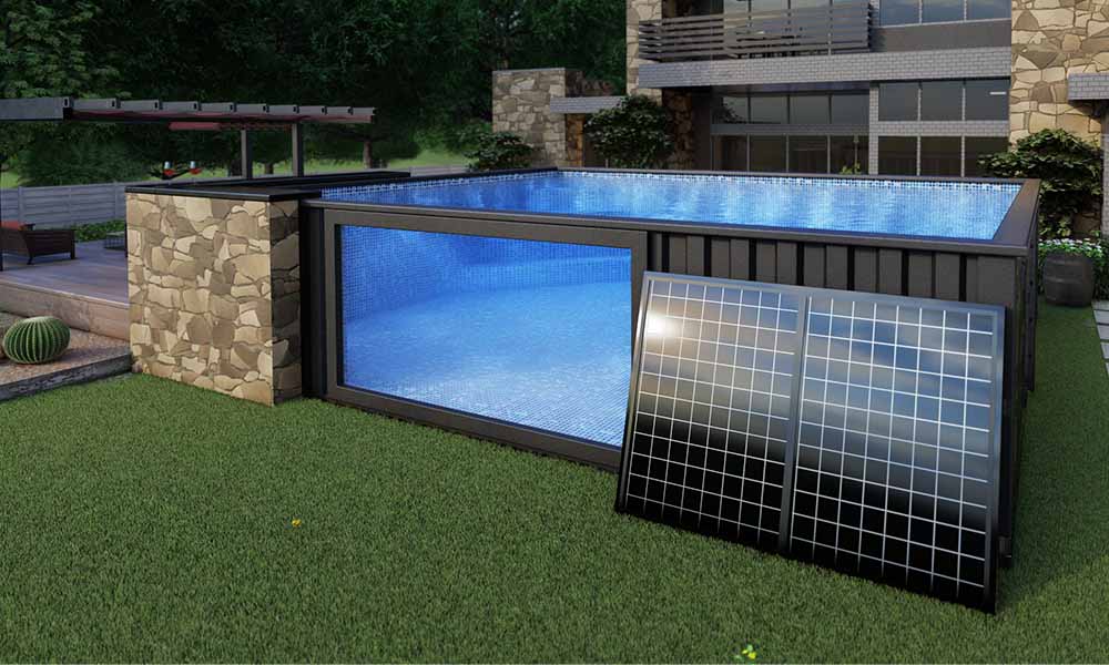 Above Ground Ecopool Container Pool