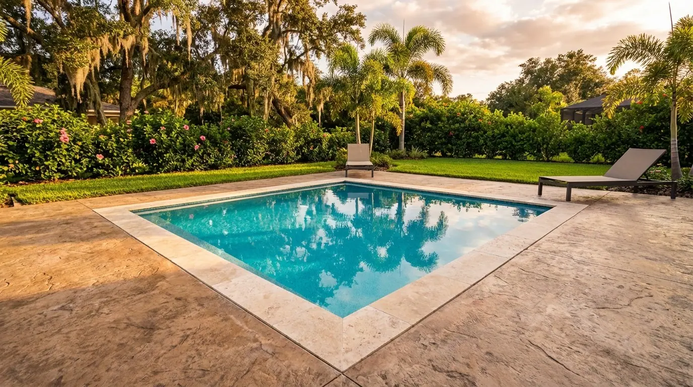 12 x 12 Blue Topaz Inground Steel Pool
