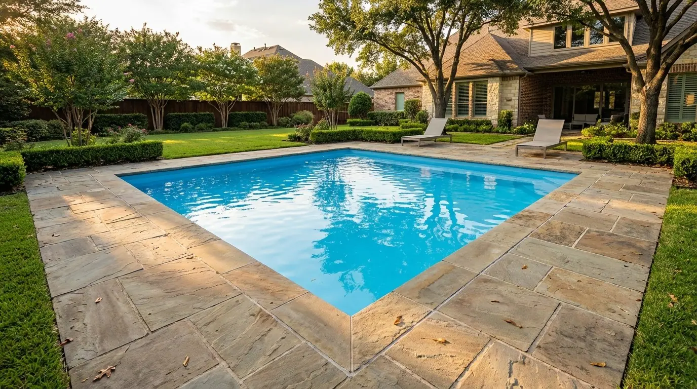 12 x 12 Aqua Blue Inground Steel Pool