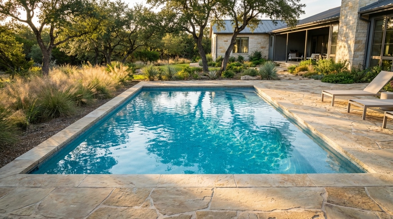 12 x 16 Blue Topaz Inground Steel Pool