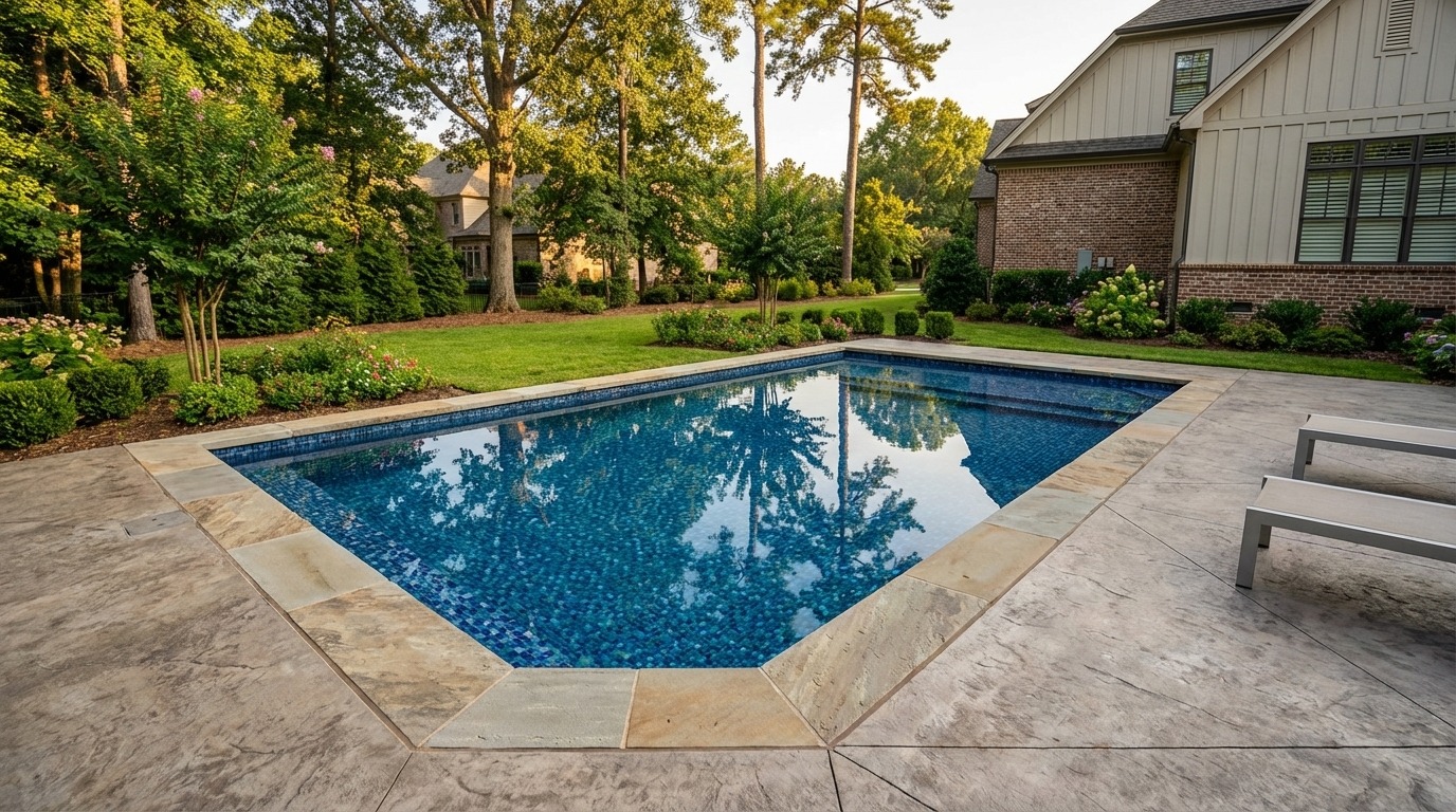 12 x 16 Mystic Blue Inground Steel Pool