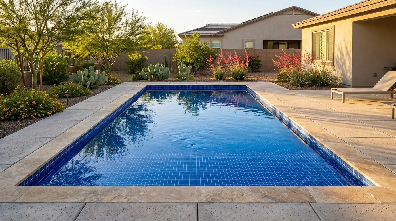 12 x 24 Blue Matrix Inground Steel Pool