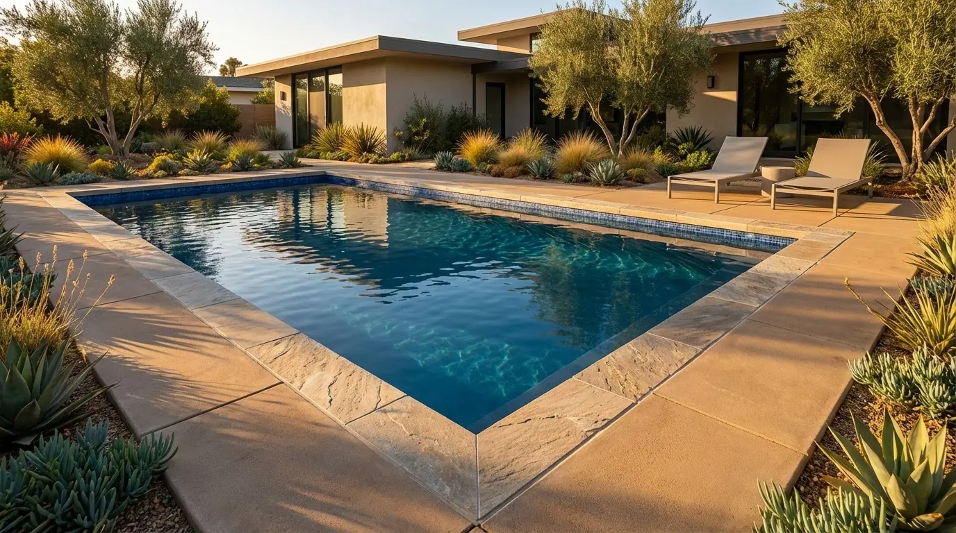 12 x 24 Mystic Blue Inground Steel Pool