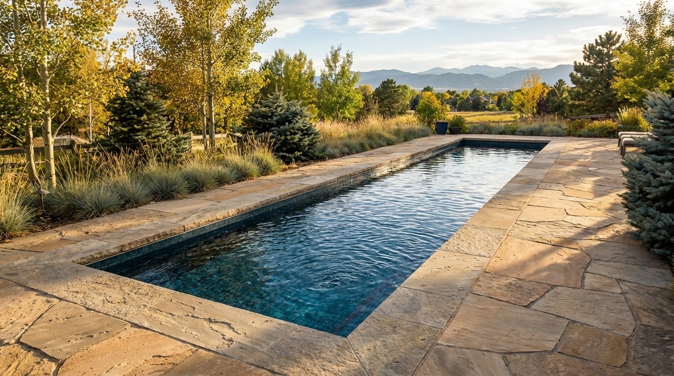 12 x 36 Black Sapphire Inground Steel Pool