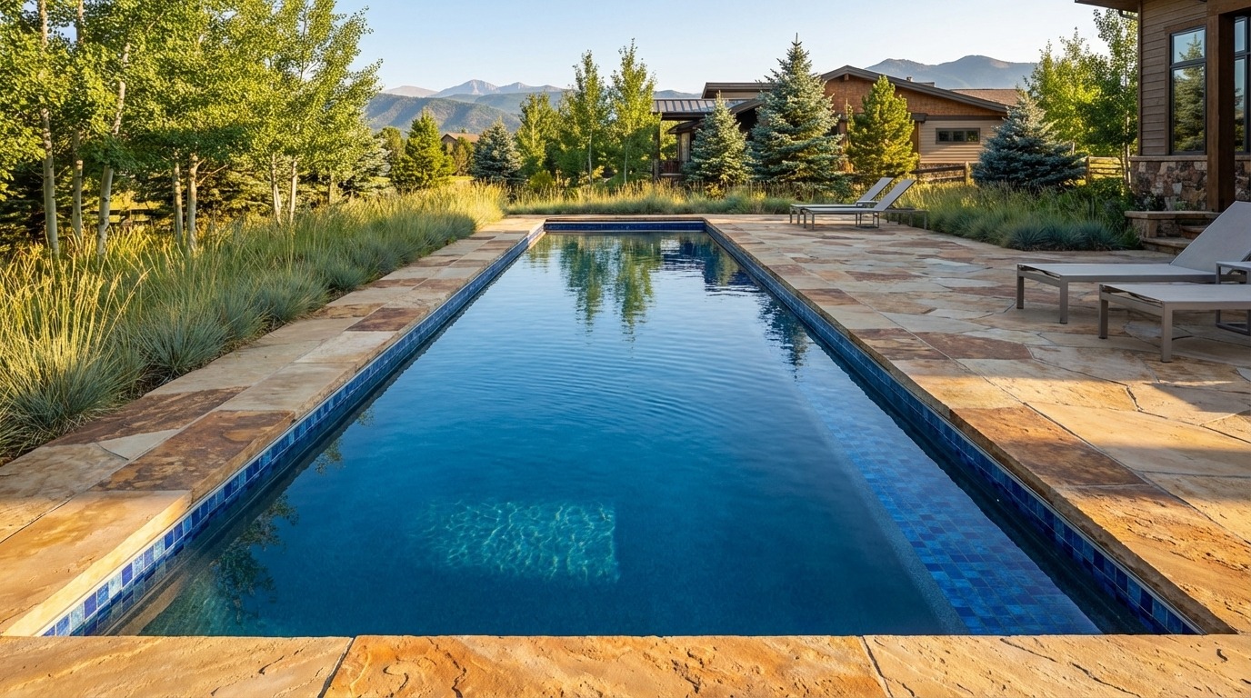 12 x 36 Mystic Blue Inground Steel Pool