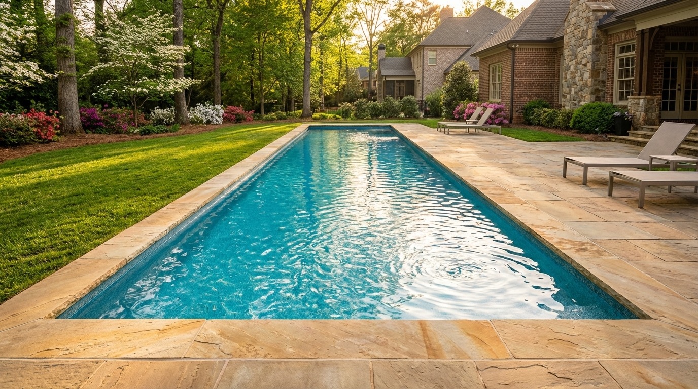 12 x 40 Blue Topaz Inground Steel Pool