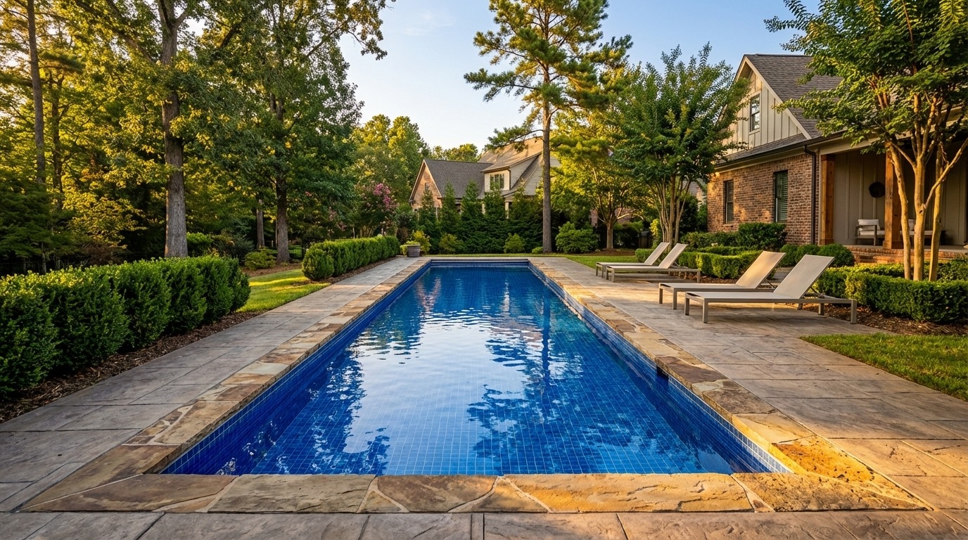 12 x 44 Blue Matrix Inground Steel Pool