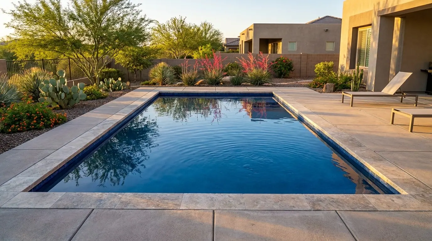 16 x 24 Deep Sea Blue Inground Steel Pool