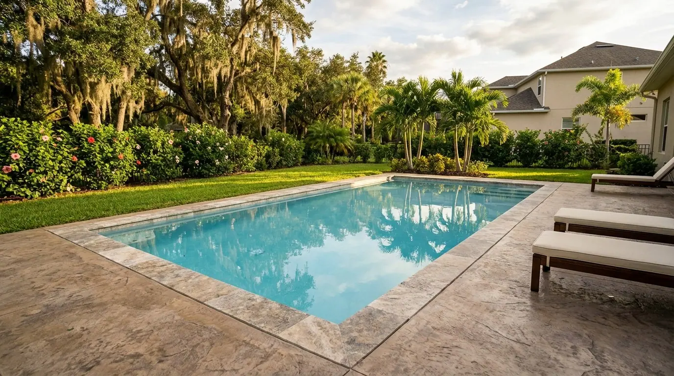 16 x 32 Aqua Blue Inground Steel Pool