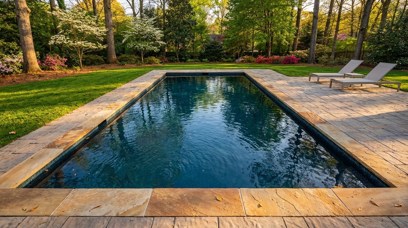 16 x 36 Black Sapphire Inground Steel Pool