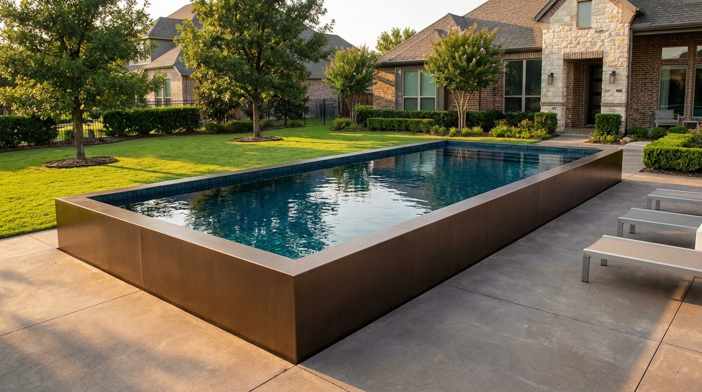 16 x 36 Canyon Bronze Black Sapphire Architectural Pool