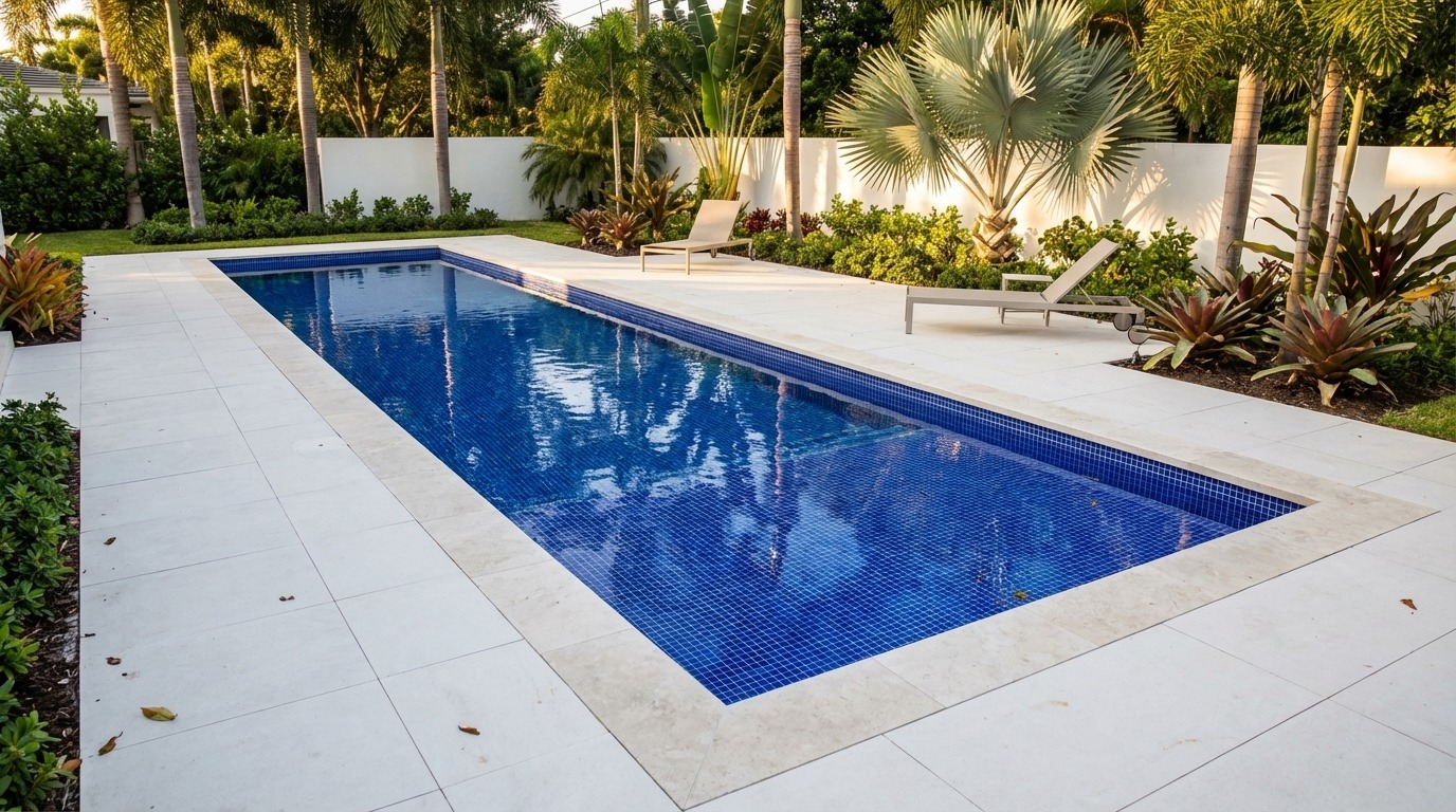 16 x 48 Blue Matrix Inground Steel Pool