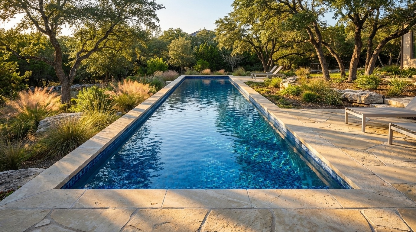 16 x 52 Mystic Blue Inground Steel Pool