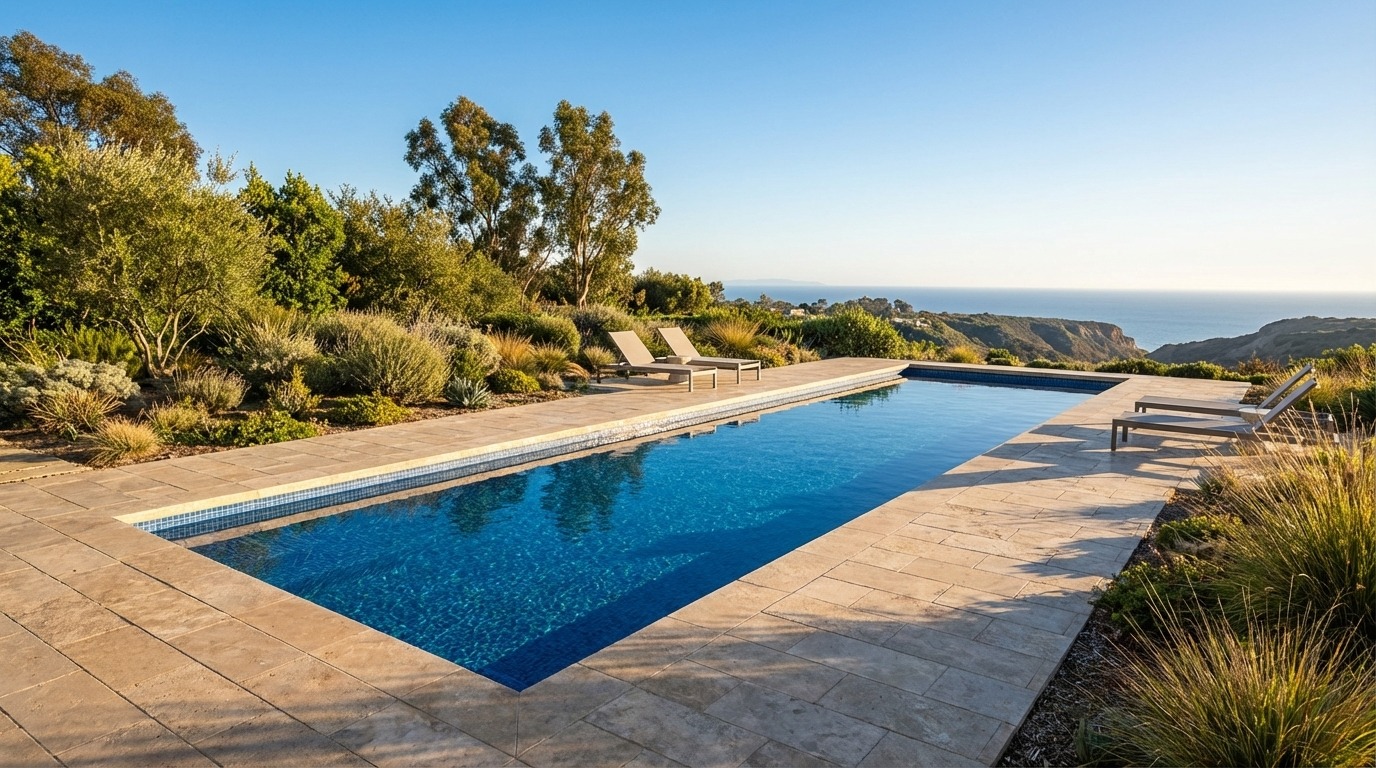 16 x 56 Mystic Blue Inground Steel Pool