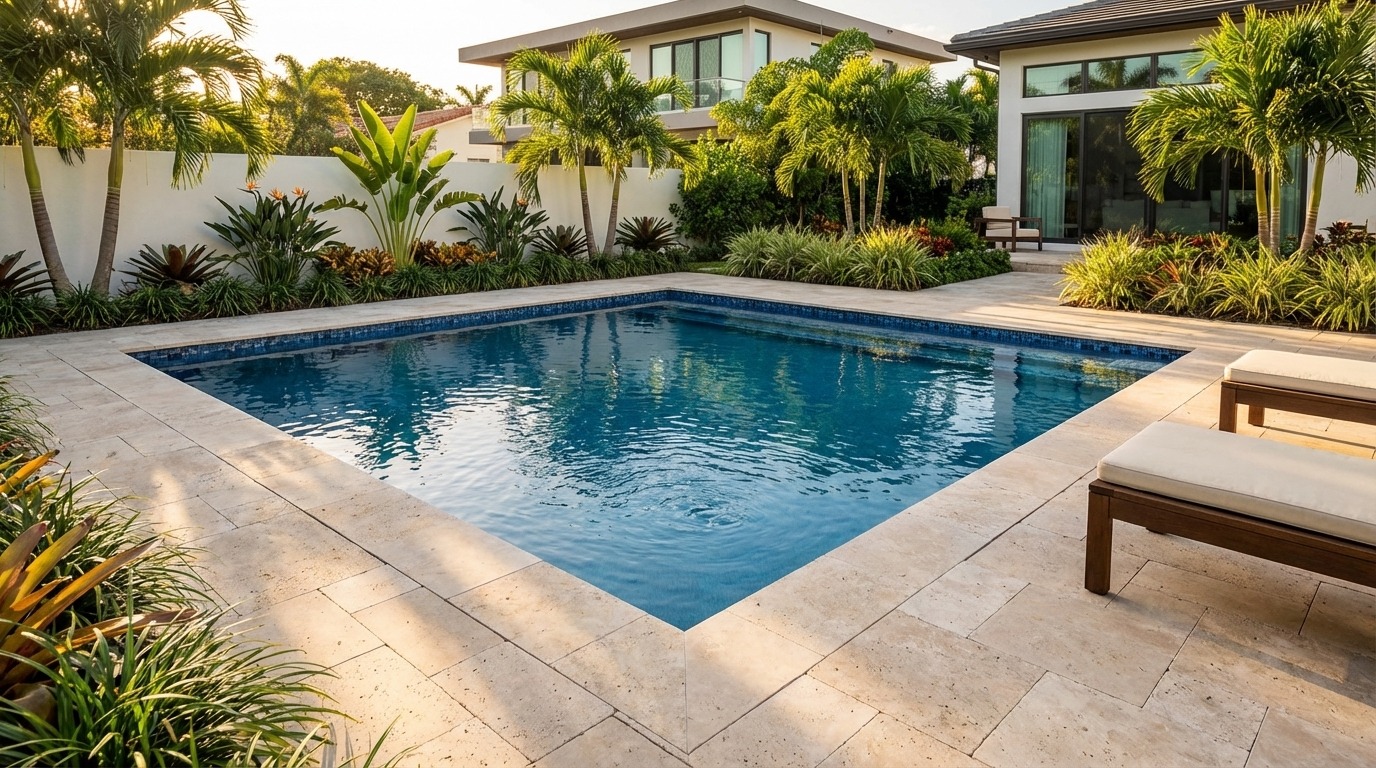 20 x 20 Mystic Blue Inground Steel Pool