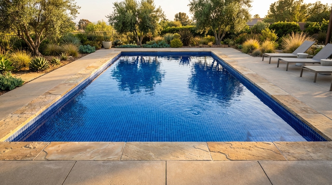 20 x 28 Blue Matrix Inground Steel Pool