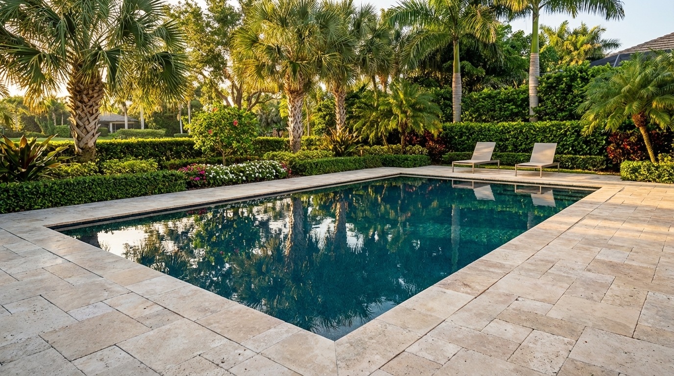 20 x 32 Black Sapphire Inground Steel Pool