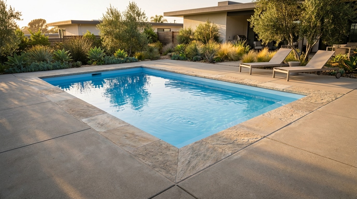 8 x 12 Aqua Blue Inground Steel Pool