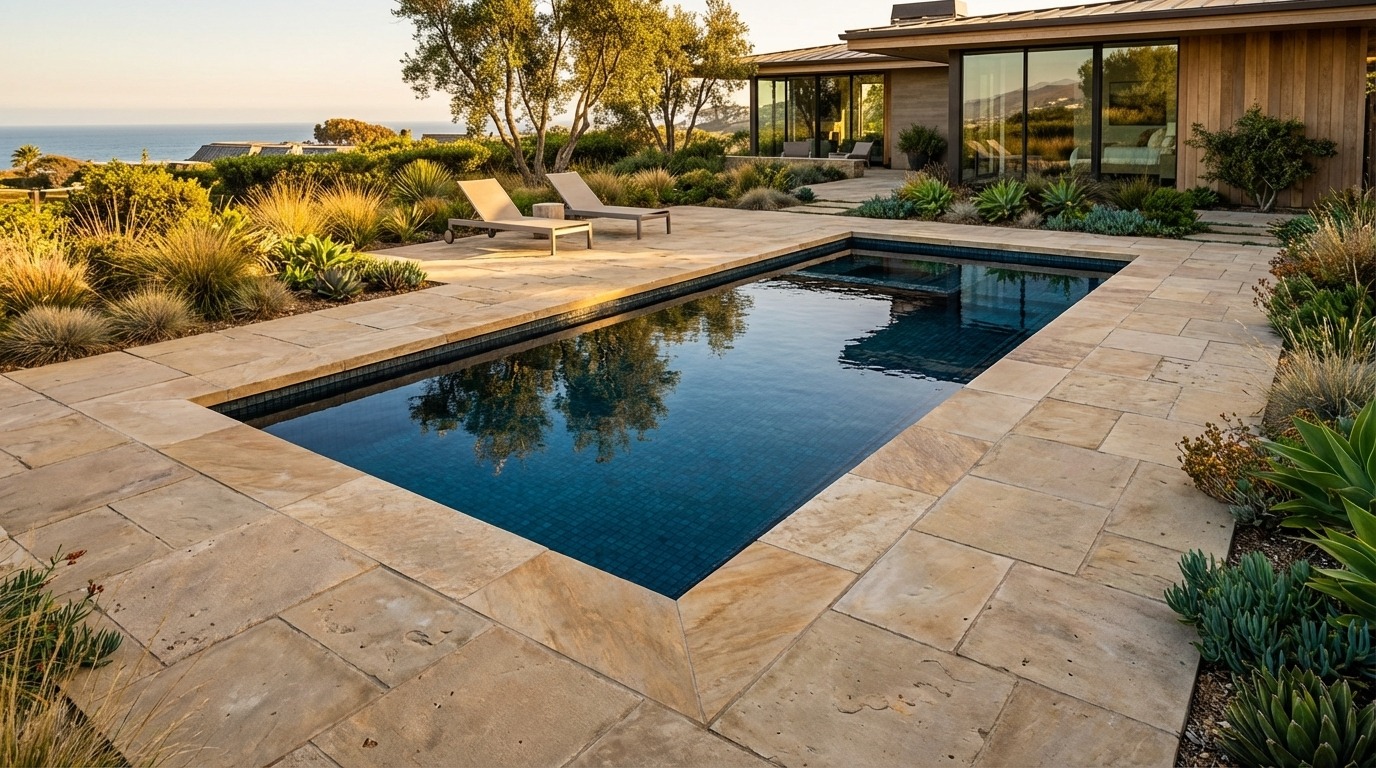 8 x 20 Black Sapphire Inground Steel Pool