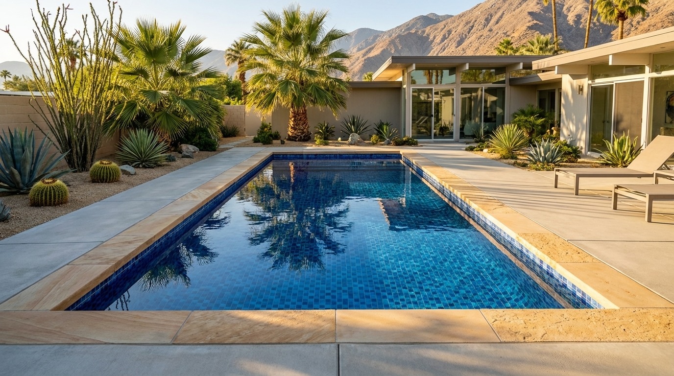 8 x 20 Mystic Blue Inground Steel Pool