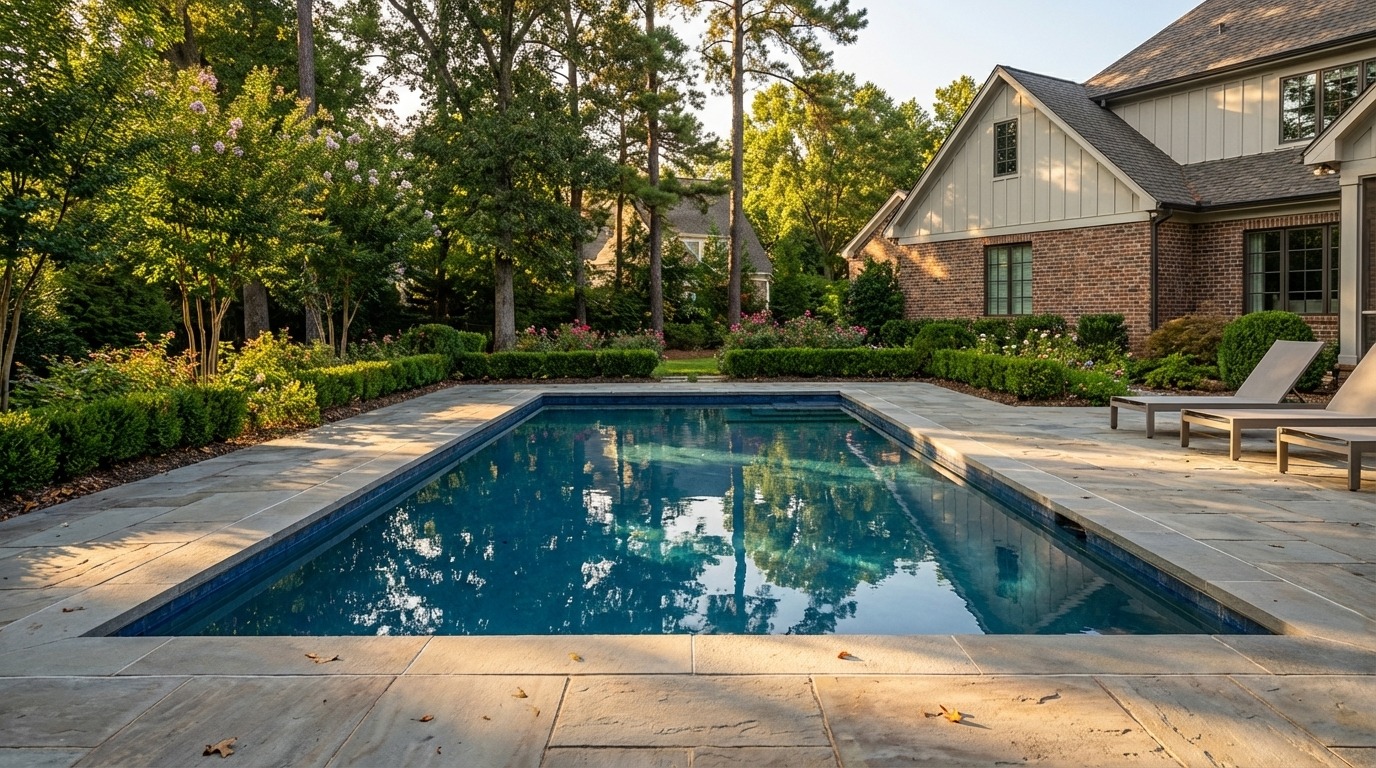 8 x 20 Deep Sea Blue Inground Steel Pool