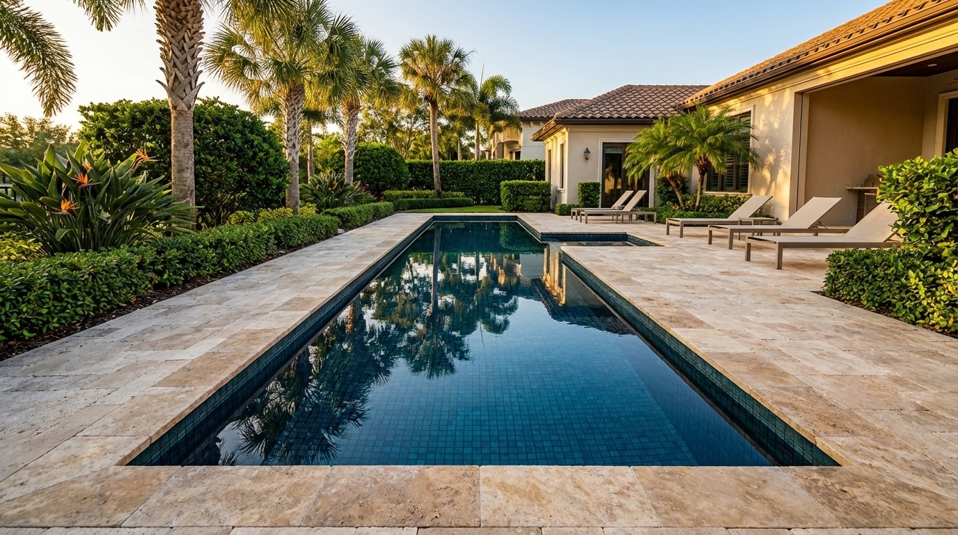 8 x 32 Black Sapphire Inground Steel Pool