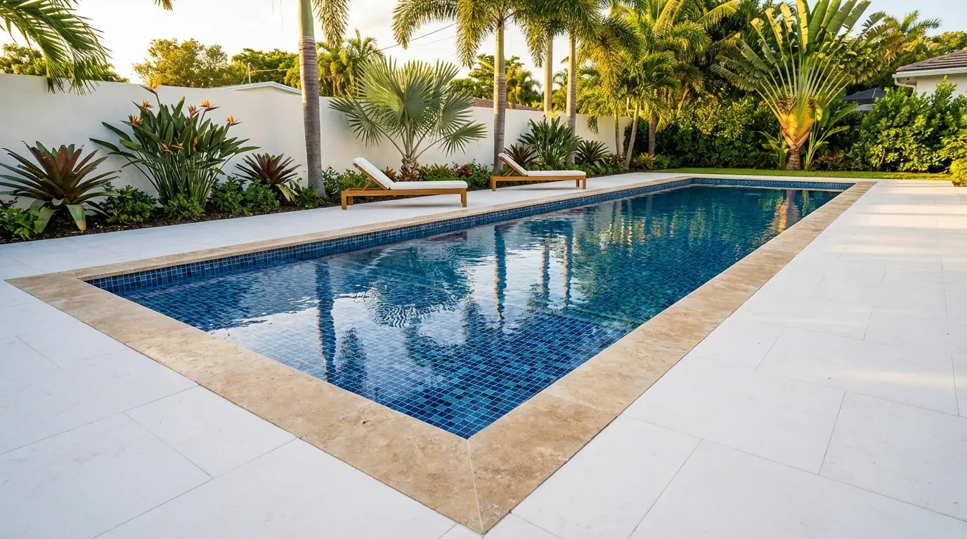 8 x 36 Mystic Blue Inground Steel Pool