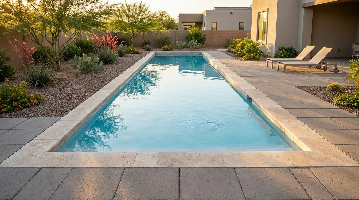 8 x 40 Aqua Blue Inground Steel Pool