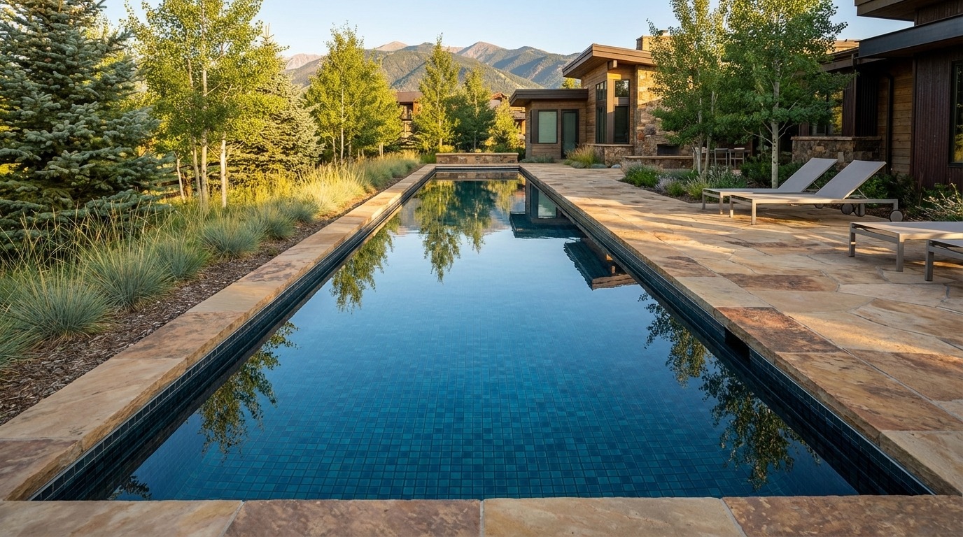 8 x 52 Black Sapphire Inground Steel Pool