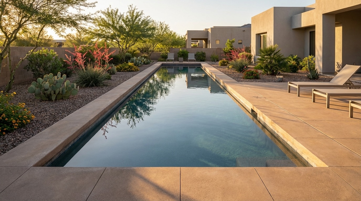 8 x 56 Titanium Stone Inground Steel Pool