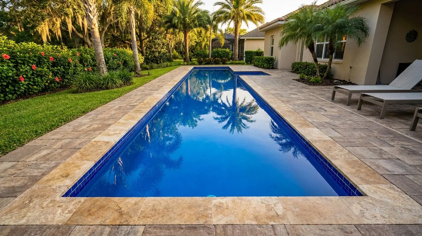 8 x 60 Blue Matrix Inground Steel Pool