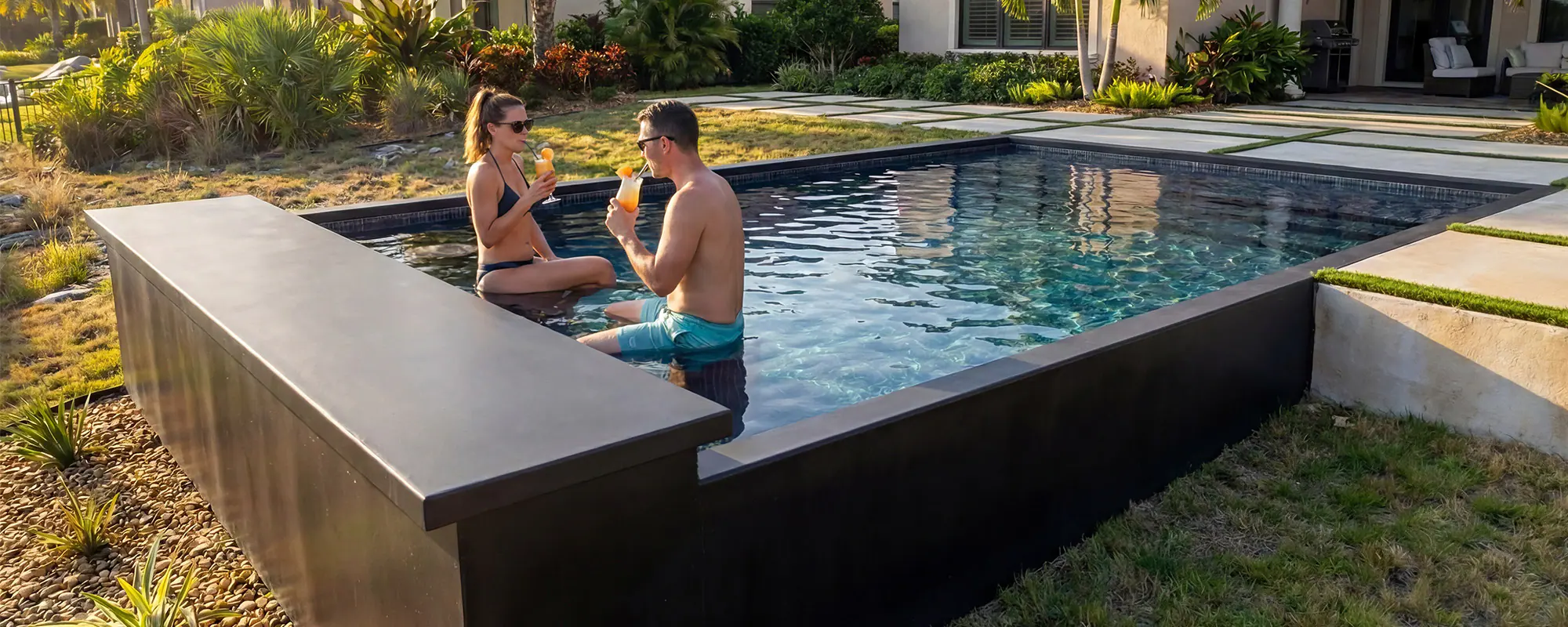 Ecopool Swim-Up Bar Overview