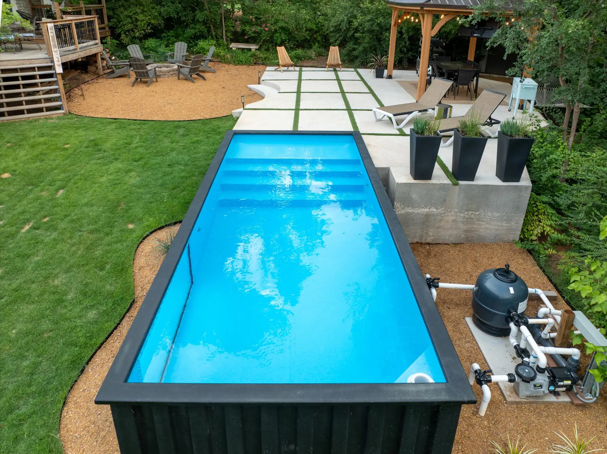 Container pool Oklahoma - relaxation zone