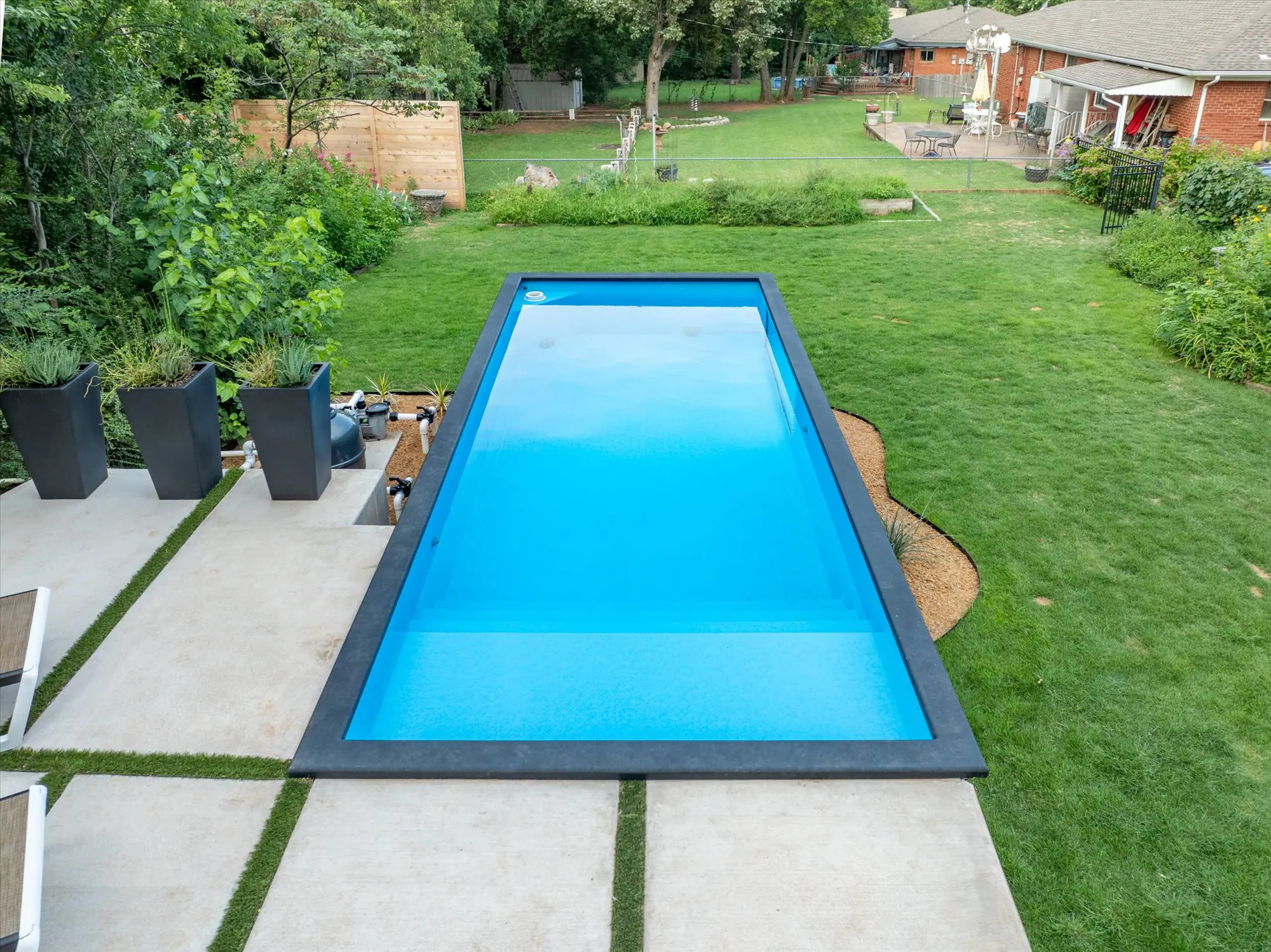 Container pool Oklahoma - party-ready setup