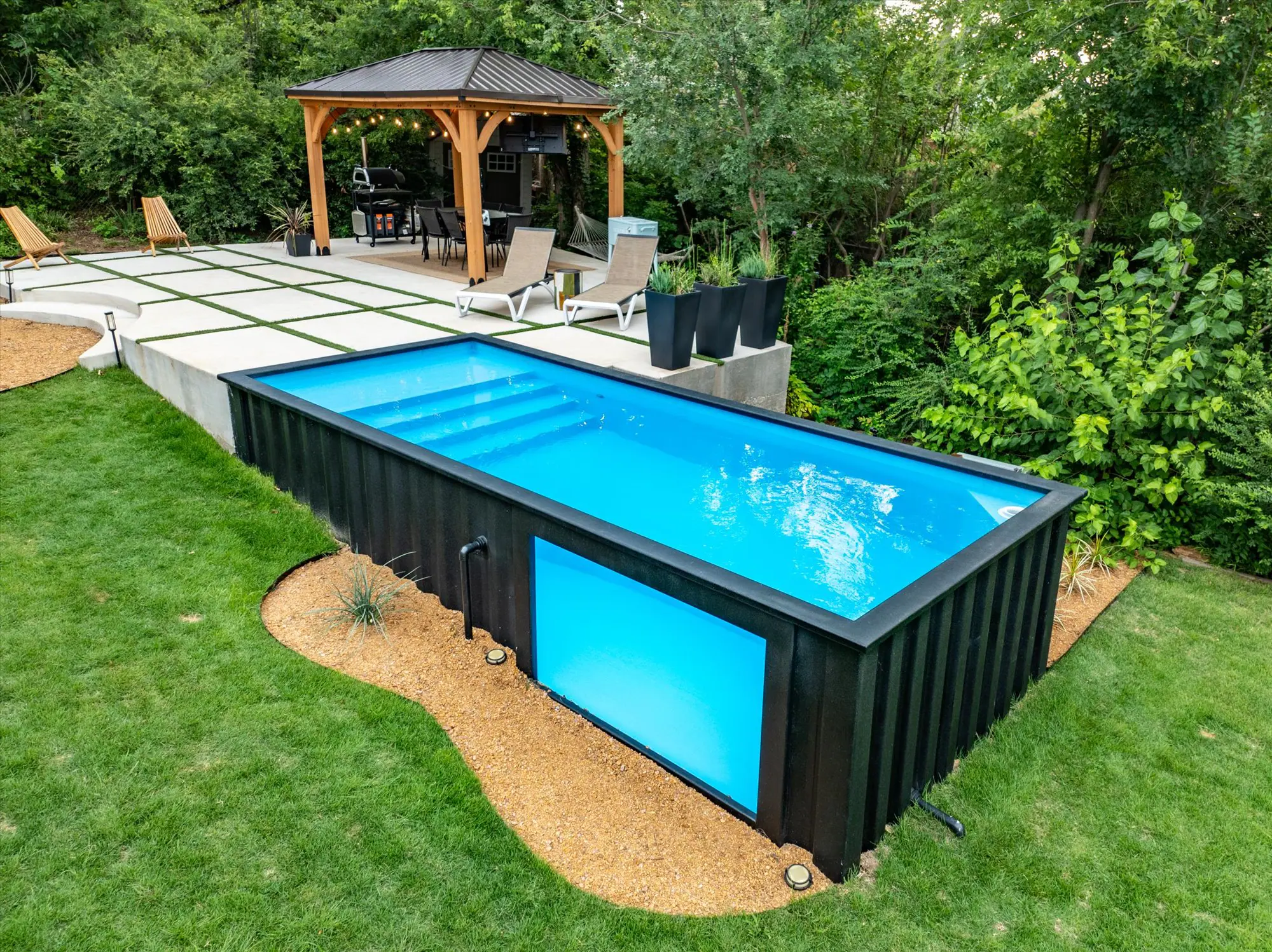 Container pool Oklahoma - horizon view