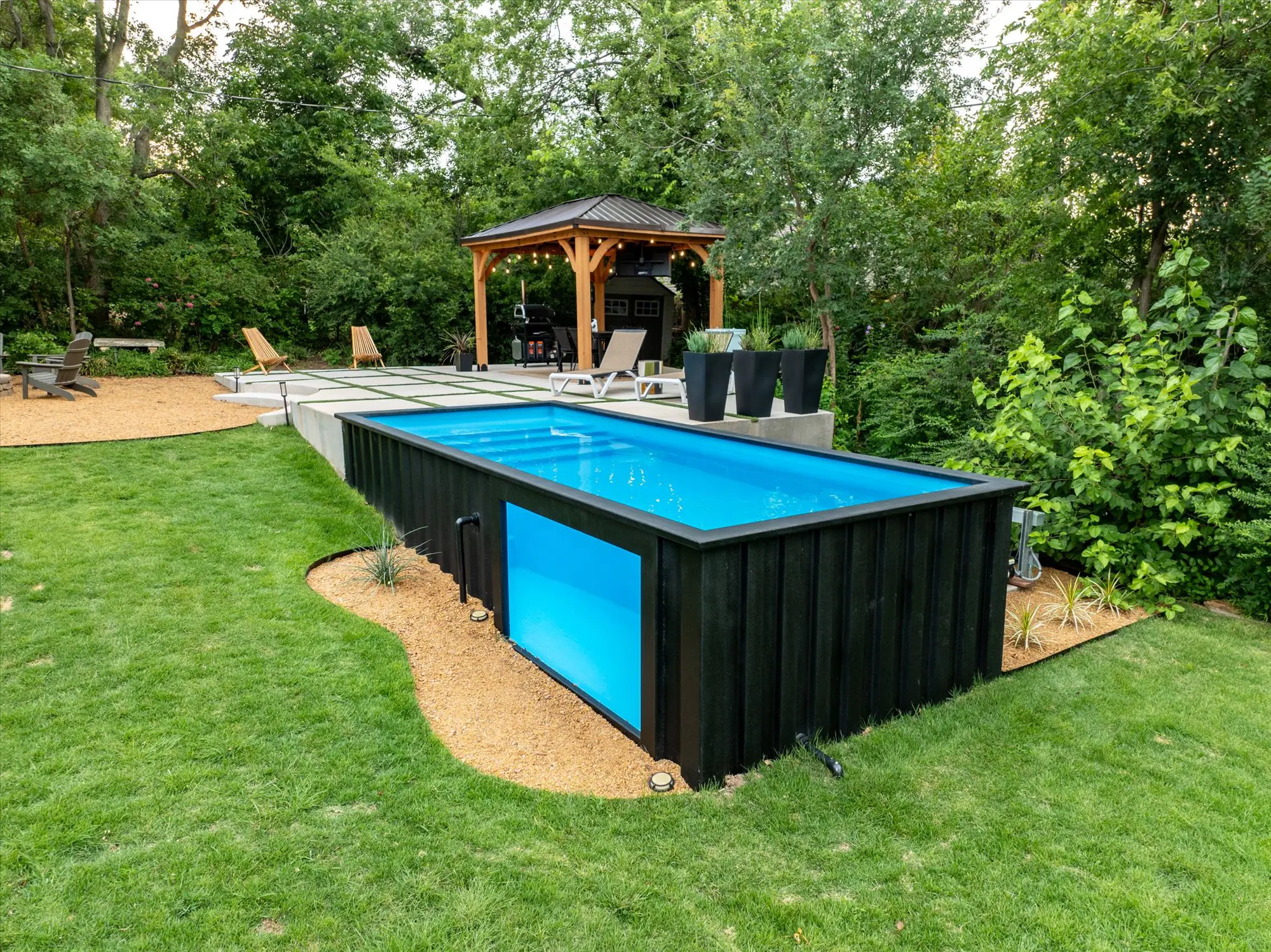 Container pool Oklahoma - summer oasis