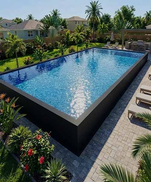 Large custom pool