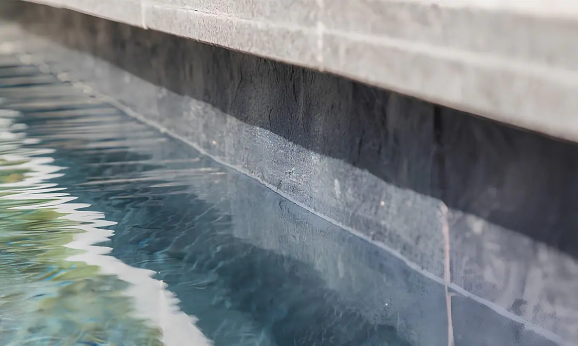 Zycore stone membrane interior on an Ecopool