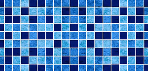 Mystic Matrix Blue Semi-Inground Pool Interior