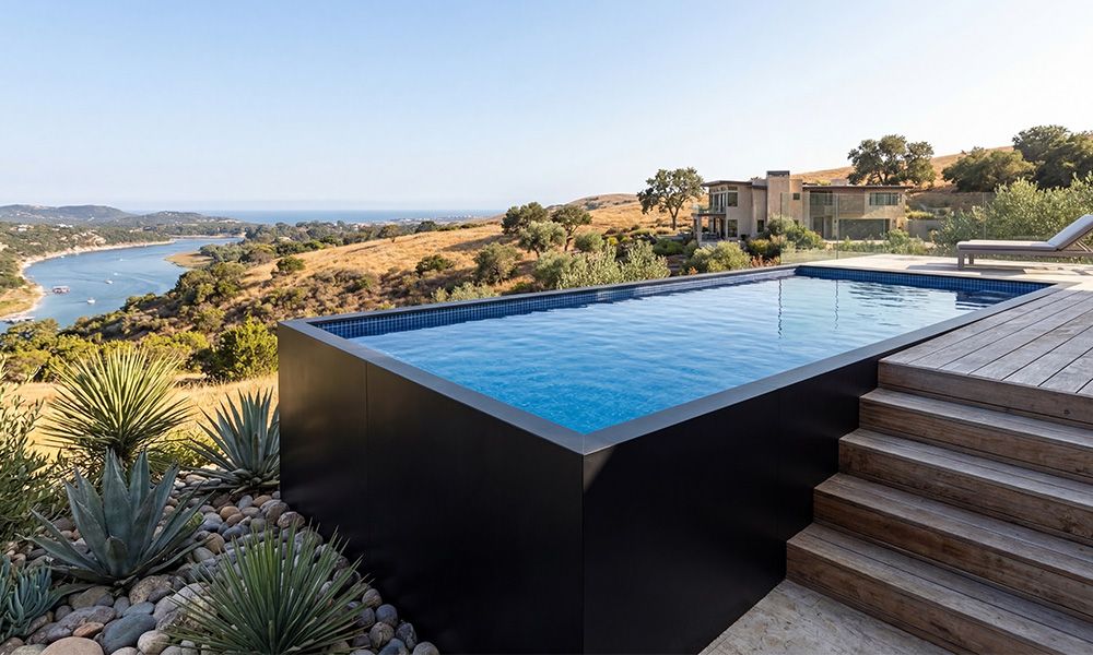 Ecopool Hillside Above-Ground Swimming Pool