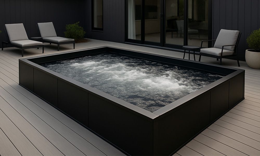 Indoor Wood Swim Spa