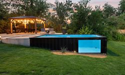 Oklahoma Container Swimming Pool with Window