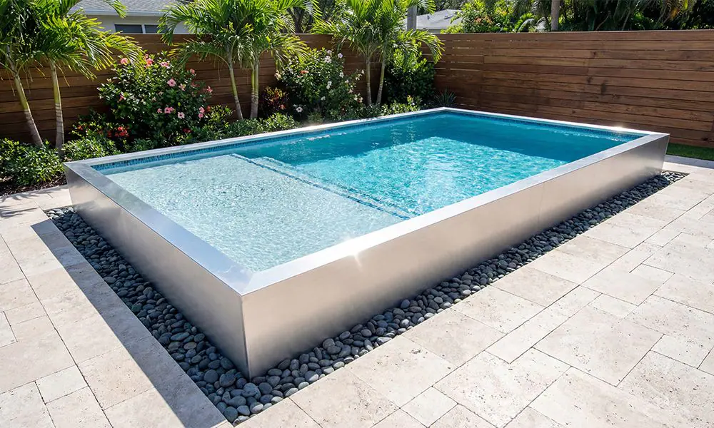 Custom Partially Inground Ecopool Installation