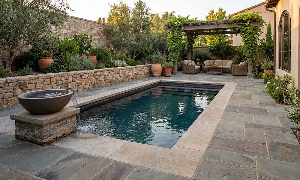 Custom Spool Spa and Pool Combination