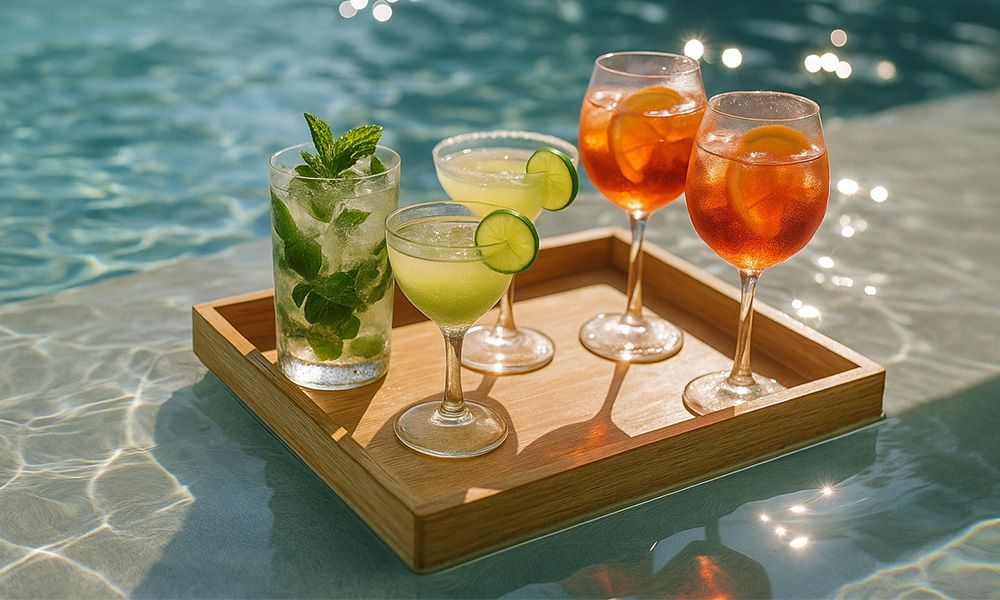 Ecopool Drinks Pool Ledge Cocktail Swimming Pool