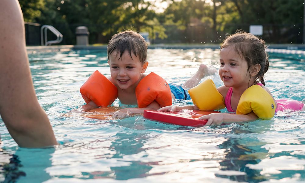 Happy Swim School Students