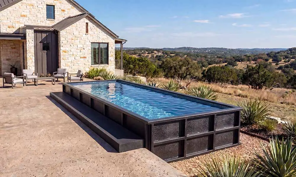 S-Series Black Onground Steel Pool
