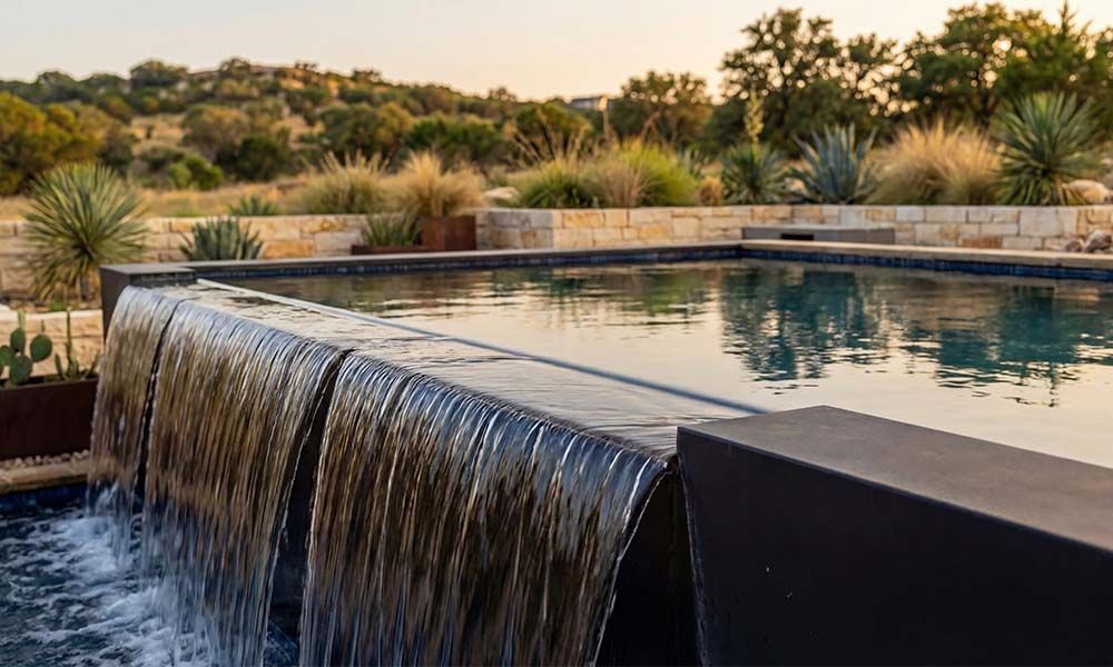 Ecopool Infinity Edge Swimming Pool