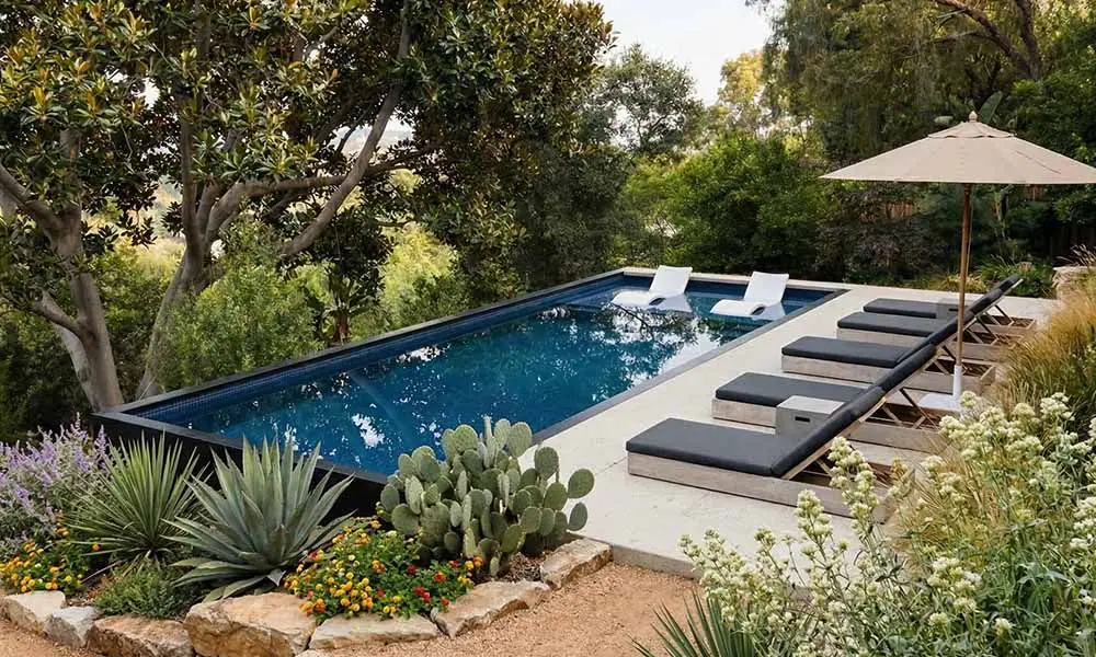 S-Series Onground Steel Pool in Texas Setting